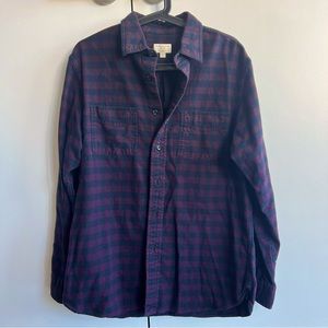 Long sleeve Club Monaco flannel workshirt